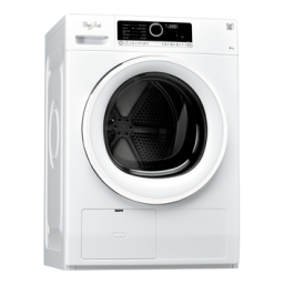 Guide d'utilisation Sèche-linge Whirlpool | AI Chat & PDF | Fixfr