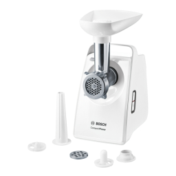 Bosch MFW3520W Hachoir à Viande : Chat IA et PDF | Fixfr