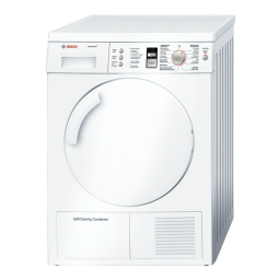 Bosch WTW84360FG Manuel du propriétaire | Fixfr