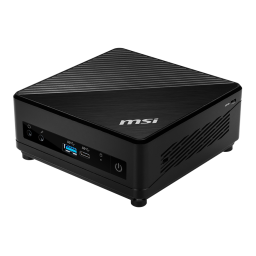 MSI CUBI 5 10M-045EU Desktop PC / Mac Manuel du propriétaire | Fixfr