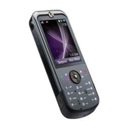 Motorola MOTOZINE ZN5 Manuel utilisateur | Fixfr