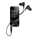 Sony NWZE585B Manuel utilisateur