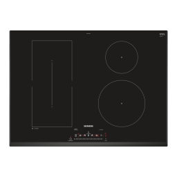 Siemens ED751FPB1F Table de cuisson Manuel utilisateur | Fixfr