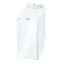 Bosch WOR20155 Washing machine Manuel utilisateur | Fixfr