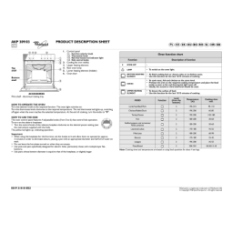 Whirlpool AKP 309/WH/03 Oven Manuel utilisateur | Fixfr