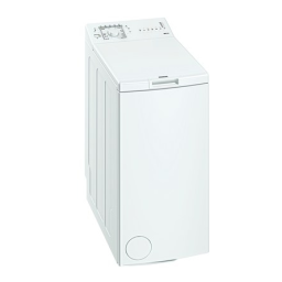 Siemens WP10R154FN Washing machine Manuel utilisateur | Fixfr