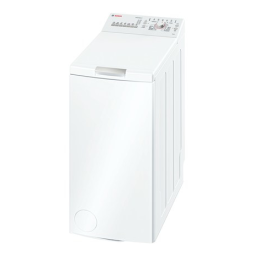 Bosch WOR20154PL Washing machine Manuel utilisateur | Fixfr