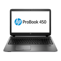 HP ProBook 450 G2 Notebook PC Manuel utilisateur | Fixfr