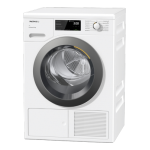 Miele TCF760WP EcoSpeed&amp;8kg S&egrave;che-linge pompe &agrave; chaleur T1 Manuel utilisateur