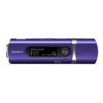 Sony NWD B105 Manuel utilisateur