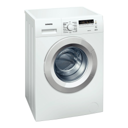 Siemens WS10X260FF Manuel du propriétaire | Fixfr