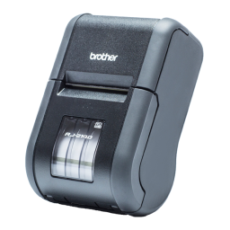 Brother RJ-2140 Manuel utilisateur | Fixfr