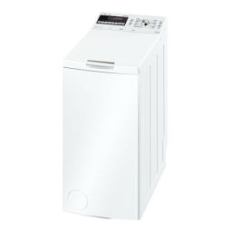 Bosch WOT24495NL Washing machine Manuel utilisateur | Fixfr