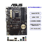 Asus H170-PRO/USB 3.1 Motherboard Manuel utilisateur