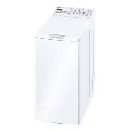 Bosch WOT20227IT Washing machine Manuel utilisateur | Fixfr