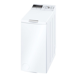 Bosch WOT24497NL Washing machine Manuel utilisateur | Fixfr