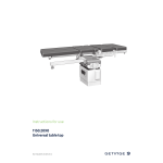 Getinge 100716A0 Head plate adaptor Mode d'emploi