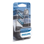 Philips 12961WVUB2 WhiteVision ultra Lampe conventionnelle de signalisation et habitacles Manuel utilisateur