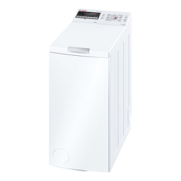 Bosch WOT24447 Washing machine Manuel utilisateur | Fixfr