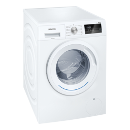 Siemens WM14N020NL Manuel utilisateur | Fixfr