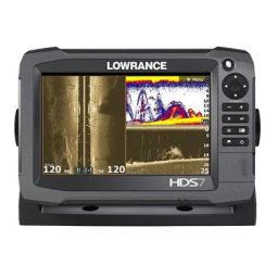 Lowrance HDS-5, HDS-7: Guide Démarrage Rapide + IA | Fixfr