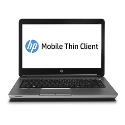 HP mt41 Mobile Thin Client Manuel utilisateur | Fixfr