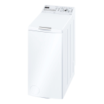 Bosch WOT20297 Washing machine Manuel utilisateur