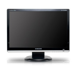 Samsung SyncMaster 206BW/226BW: Chat IA & PDF | Fixfr