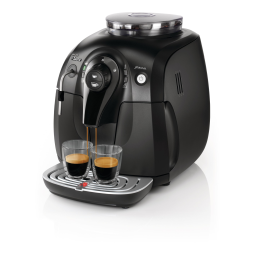 Saeco HD8743/31 Saeco Xsmall Machine espresso Super Automatique Manuel utilisateur | Fixfr