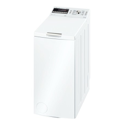 Bosch WOT24495 Washing machine Manuel utilisateur | Fixfr