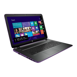 HP Pavilion 17-f100 Notebook PC series Manuel utilisateur | Fixfr