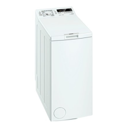 Siemens WP10T224IT Washing machine Manuel utilisateur | Fixfr