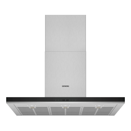 Siemens LC98BIP50 Hotte décorative murale Product fiche | Fixfr