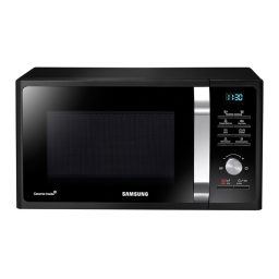 Samsung MG28F303TAK Forno Microondas com Grelhador, 28 L, (MG28F303TAK/EF) Manuel utilisateur | Fixfr