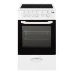 Beko CSS48100GW Cuisini&egrave;re vitroc&eacute;ramique Product fiche