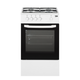 Beko CSG42000WN Cuisinière gaz Product fiche | Fixfr
