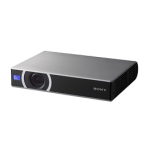 Sony VPL-CX20 Manuel utilisateur