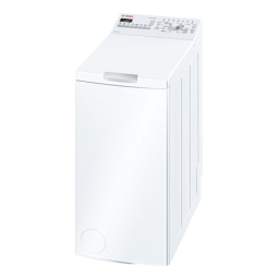 Bosch WOT24257FF Washing machine Manuel utilisateur | Fixfr