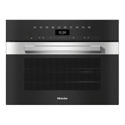 Miele DGC 7440 HC Pro Four vapeur combiné compact Cuisson à la vapeur Manuel utilisateur | Fixfr