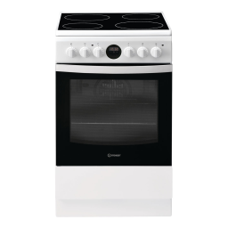 Indesit IS5V5CCW/E Cooker Manuel utilisateur | Fixfr