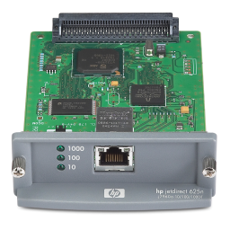 HP Jetdirect 620n, en3700, ew2400 : Guide d'utilisation + AI Chat & PDF Access | Fixfr