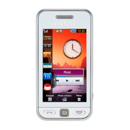 Samsung S5230 Mode d'emploi | AI Chat & PDF Access | Fixfr