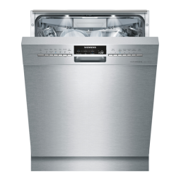 SN…, SX… Lave-Vaisselle Siemens: Assistance IA + PDF | Fixfr