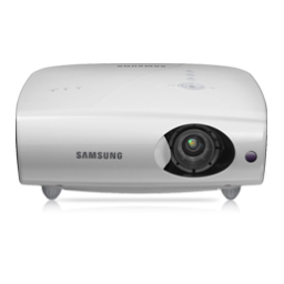 Samsung SP-L251 Manuel utilisateur | Fixfr