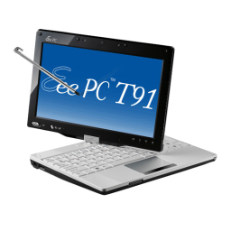 Asus Eee PC T91 Manuel utilisateur | Fixfr