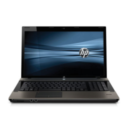 HP ProBook 4720s Notebook PC Manuel utilisateur | Fixfr