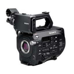 Sony PXW-FS7 Manuel utilisateur | Fixfr