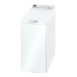Bosch WOT24254FN Washing machine Manuel utilisateur | Fixfr