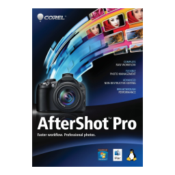 Corel AfterShot Pro Mode d'emploi | Fixfr