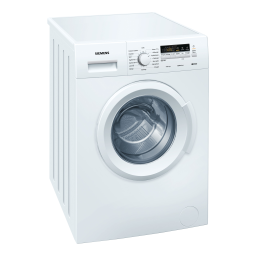Siemens WM14B211FF Manuel du propriétaire | Fixfr